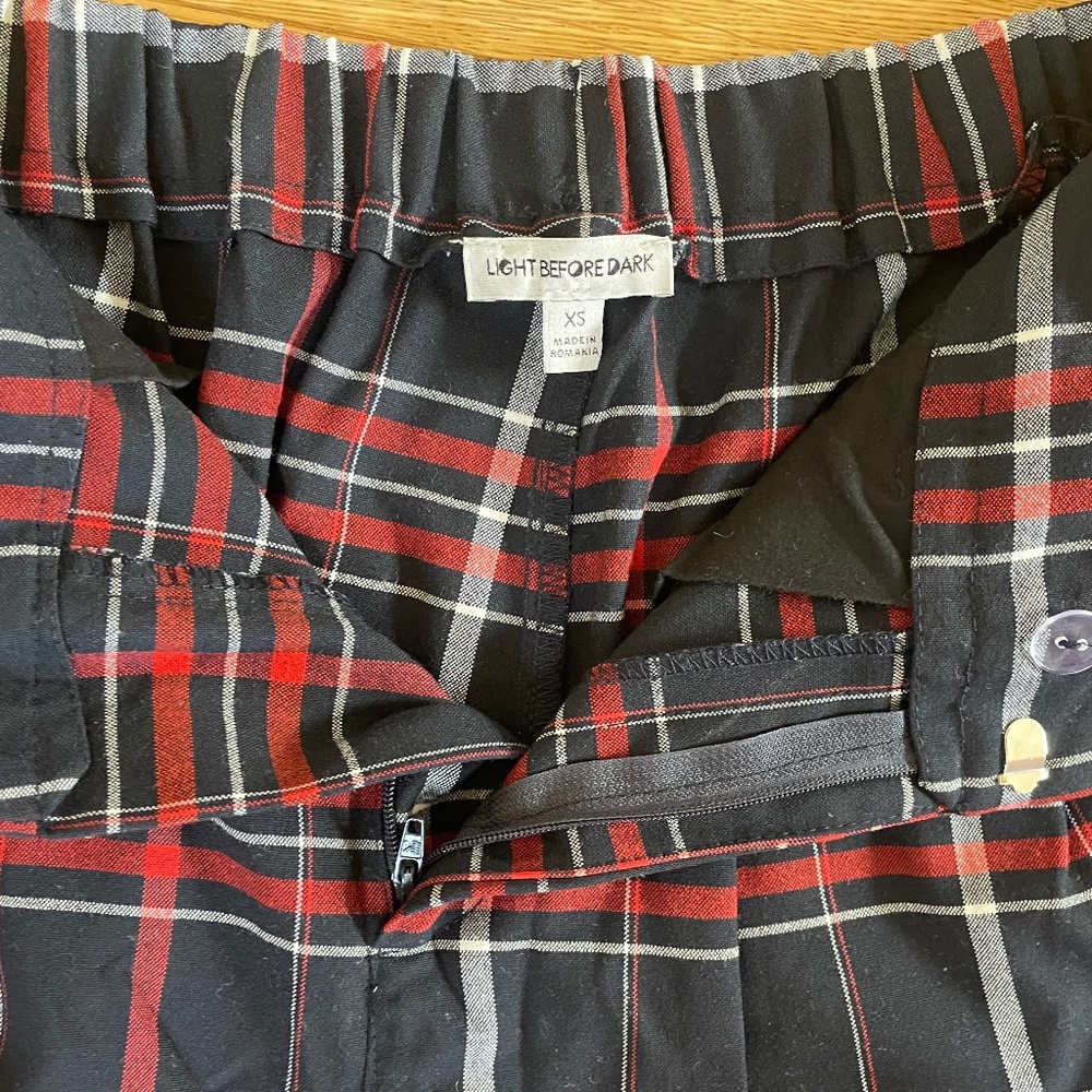 "Light Before Dark" Plaid Trouser View 2